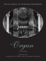 The Organ: An Encyclopedia book cover