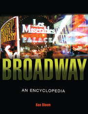 Broadway: An Encyclopedia book cover
