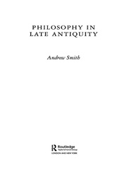 Philosophy in Late Antiquity book cover