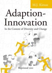 Adaption-Innovation: In the Context of Diversity and Change book cover