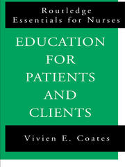 Education For Patients and Clients book cover