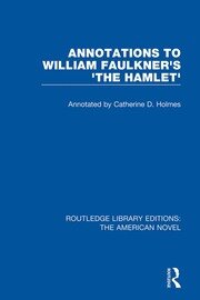 Annotations to William Faulkner's 'The Hamlet' book cover