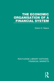 The Economic Organisation of a Financial System book cover