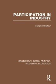Participation in Industry book cover