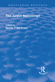 Revival: The Junius Manuscript (1931) book cover