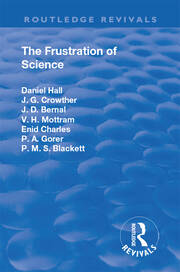 Revival: The Frustration of Science (1935) book cover