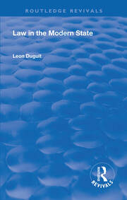 Revival: Law in the Modern State (1921) book cover
