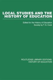 Local Studies and the History of Education book cover