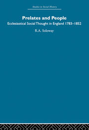 Prelates and People: Ecclesiastical Social Thought in England, 1783-1852 book cover