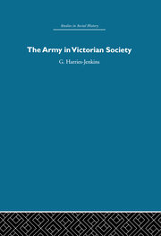 The Army in Victorian Society book cover