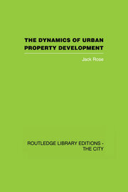 The Dynamics of Urban Property Development book cover