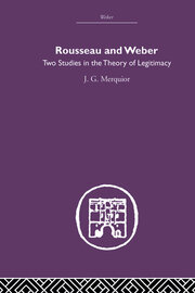 Rousseau and Weber book cover