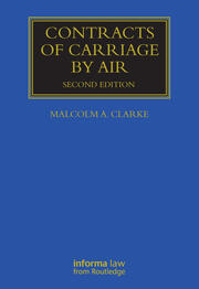 Contracts of Carriage by Air book cover