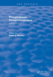 Revival: Phosphatidate Phosphohydrolase (1988): Volume I book cover