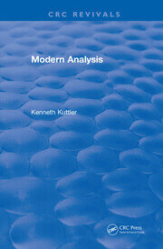 Revival: Modern Analysis (1997) book cover