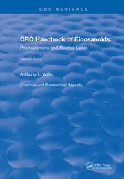 Revival: Handbook of Eicosanoids (1987): Volume I, Part B book cover