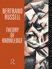 Theory of Knowledge: The 1913 Manuscript book cover