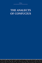 The Analects of Confucius book cover