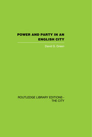 Power and Party in an English City: An account of single-party rule book cover