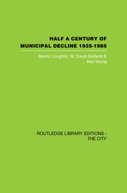Half a Century of Municipal Decline: 1935-1985 book cover