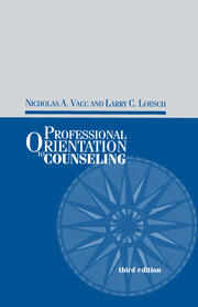 Professional Orientation to Counseling book cover