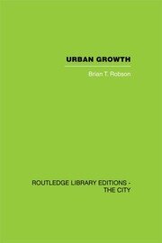 Urban Growth: An Approach book cover