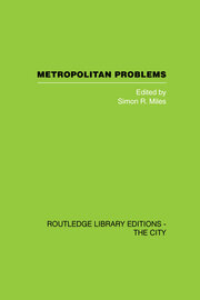 Metropolitan Problems book cover