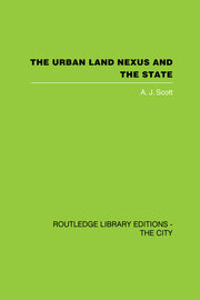 The Urban Land Nexus and the State book cover