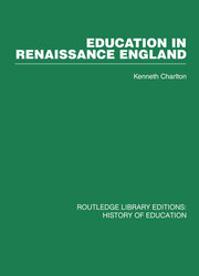 Education in Renaissance England book cover