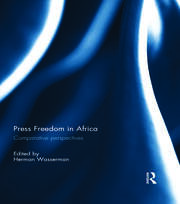 Press Freedom in Africa: Comparative perspectives book cover