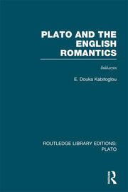 Plato and the English Romantics (RLE: Plato) book cover