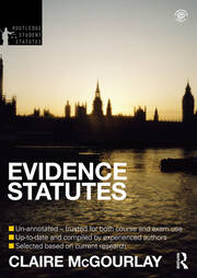 Evidence Statutes 2012-2013 book cover
