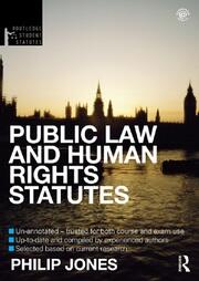 Public Law and Human Rights Statutes book cover