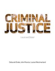 Criminal Justice: Local and Global book cover