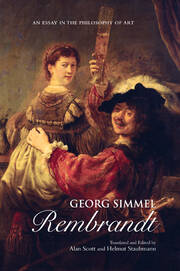 Georg Simmel: Rembrandt: An Essay in the Philosophy of Art book cover