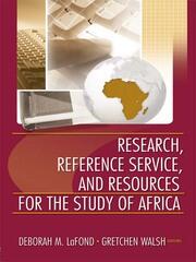 Research, Reference Service, and Resources for the Study of Africa book cover