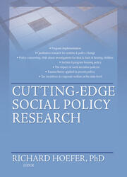 Cutting-Edge Social Policy Research book cover