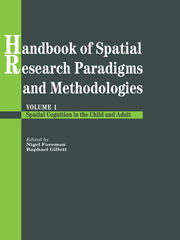 Handbook Of Spatial Research Paradigms And Methodologies: Vol.1 book cover