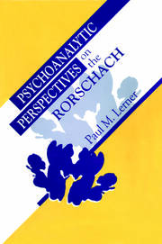 Psychoanalytic Perspectives on the Rorschach book cover