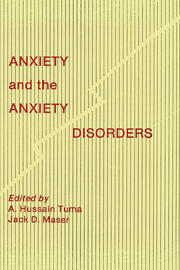 Anxiety and the Anxiety Disorders book cover