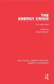 The Energy Crisis: Ten Years After book cover