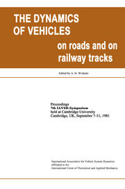 The Dynamics of Vehicles on Roads book cover