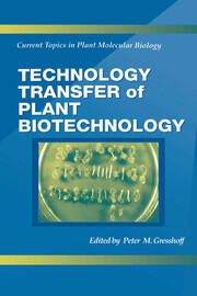 Technology Transfer of Plant Biotechnology book cover
