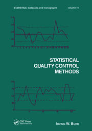 Statistical Quality Control Methods book cover