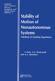 Stability of Motion of Nonautonomous Systems (Methods of Limiting Equations): (Methods of Limiting Equations book cover
