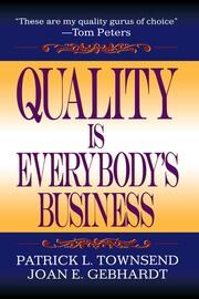 Quality is Everybody's Business book cover