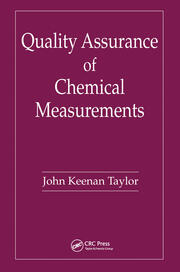 Quality Assurance of Chemical Measurements book cover