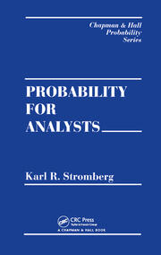 Probability For Analysts book cover