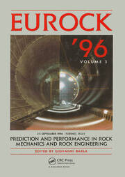 Prediction And Performance In Rock Mechanics and Rock Engineering book cover