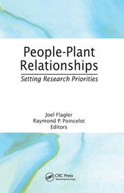 People-Plant Relationships: Setting Research Priorities book cover